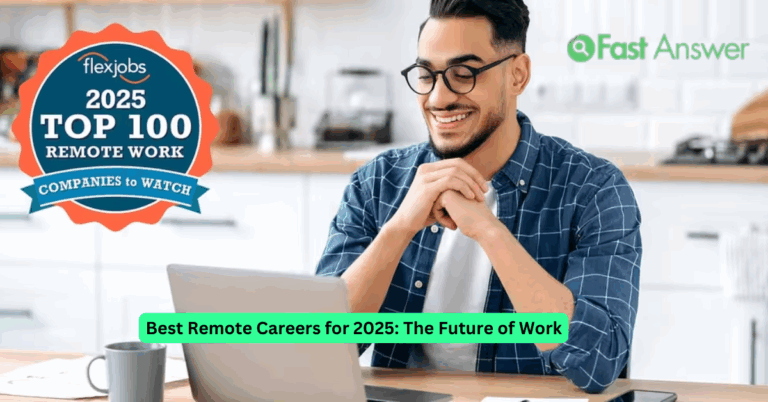 Best Remote Careers for 2025: The Future of Work