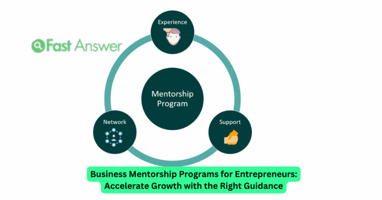Business Mentorship Programs for Entrepreneurs: Accelerate Growth with the Right Guidance