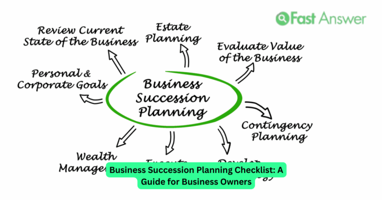 Business Succession Planning Checklist: A Guide for Business Owners