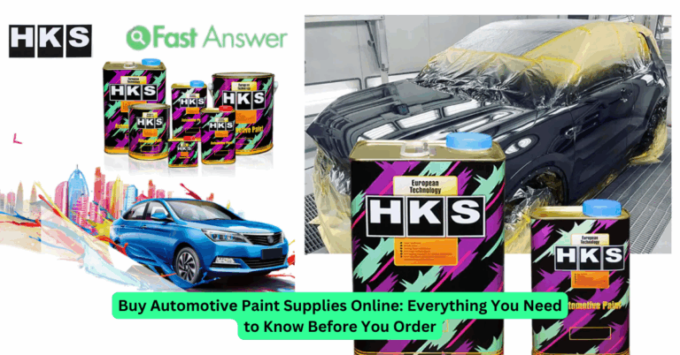 Buy Automotive Paint Supplies Online: Everything You Need to Know Before You Order