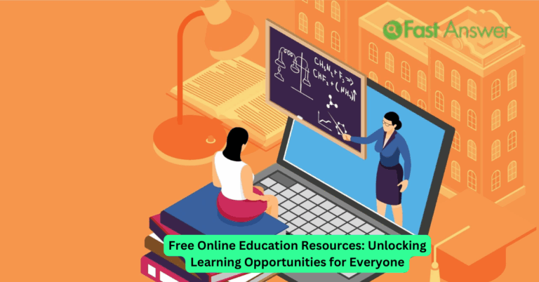 Free Online Education Resources: Unlocking Learning Opportunities for Everyone