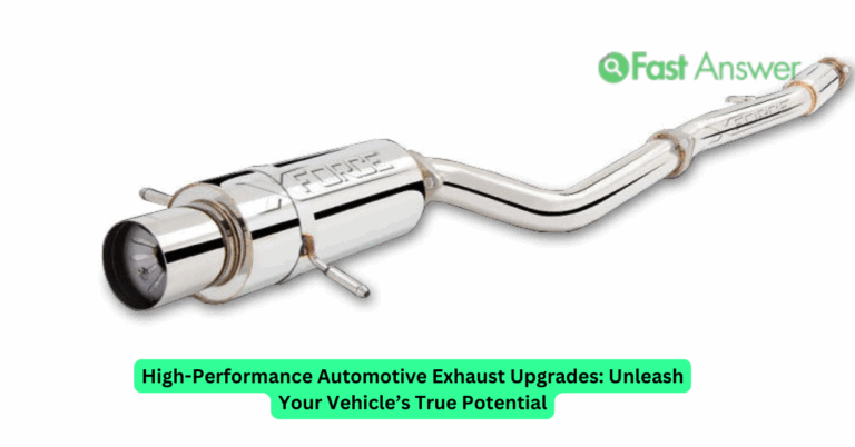 High-Performance Automotive Exhaust Upgrades: Unleash Your Vehicle’s True Potential