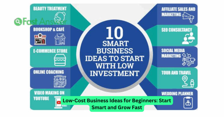 Low-Cost Business Ideas for Beginners: Start Smart and Grow Fast