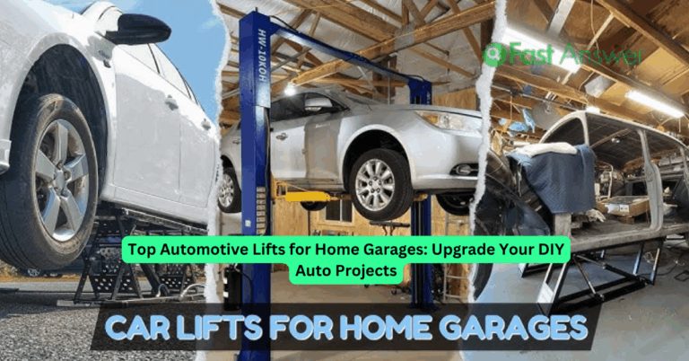 Top Automotive Lifts for Home Garages: Upgrade Your DIY Auto Projects