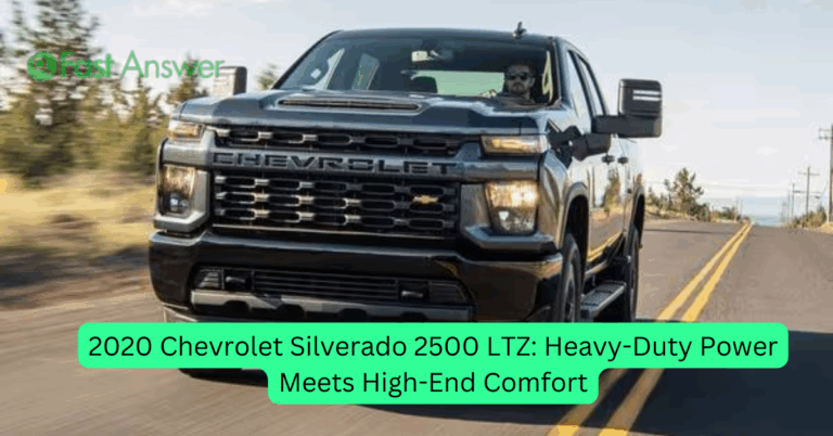 2020 Chevrolet Silverado 2500 LTZ: Heavy-Duty Power Meets High-End Comfort