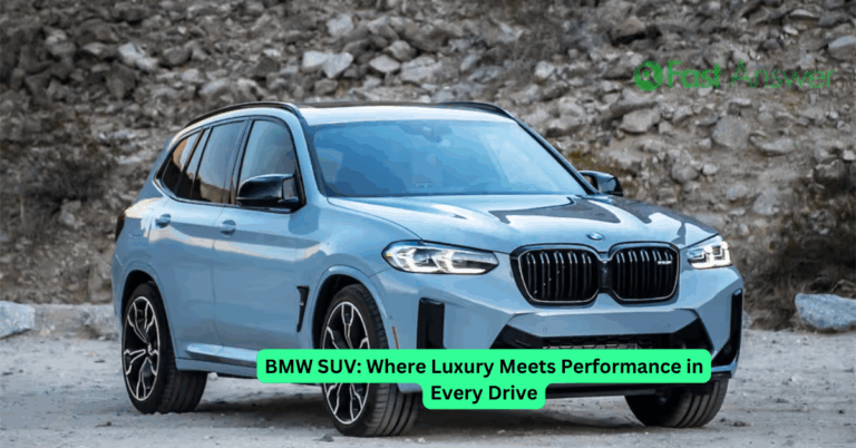 BMW SUV: Where Luxury Meets Performance in Every Drive
