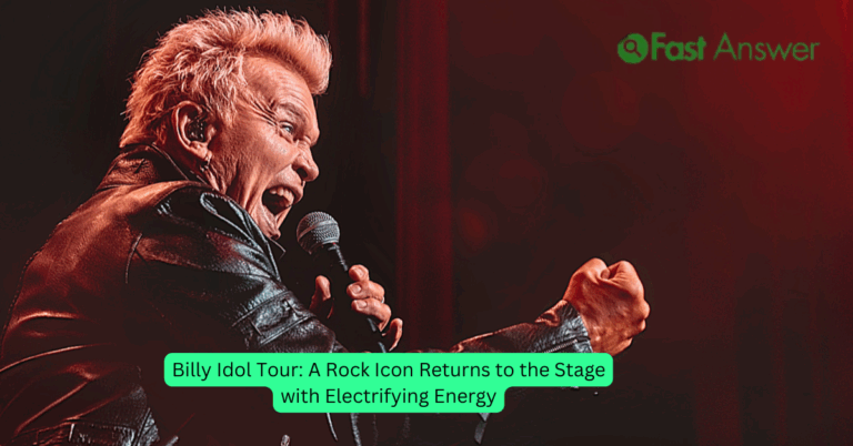 Billy Idol Tour: A Rock Icon Returns to the Stage with Electrifying Energy