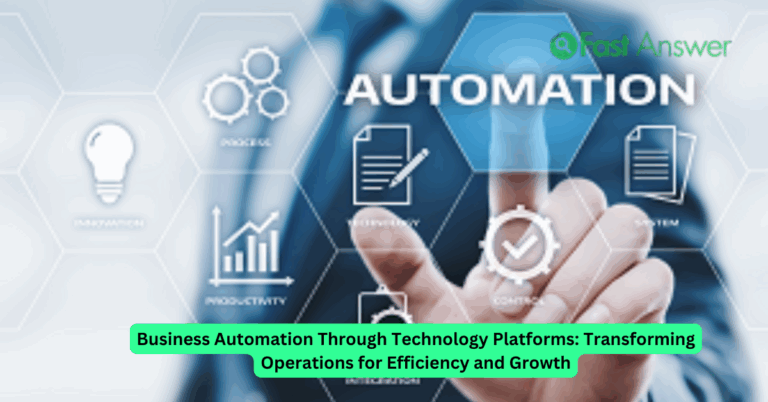 Business Automation Through Technology Platforms: Transforming Operations for Efficiency and Growth