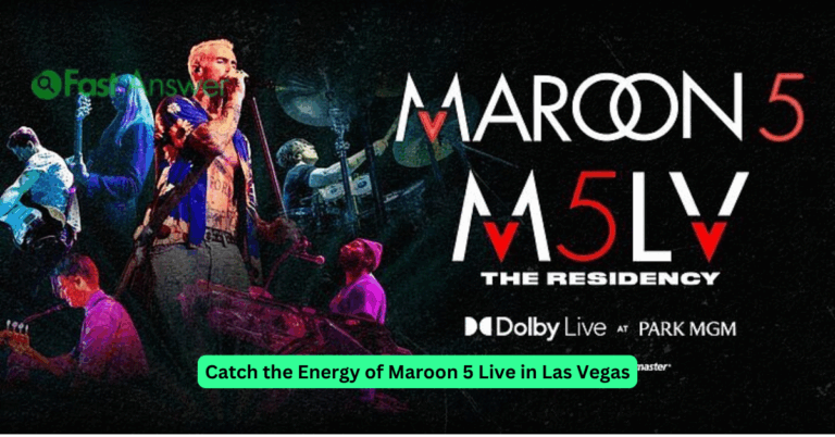 Catch the Energy of Maroon 5 Live in Las Vegas