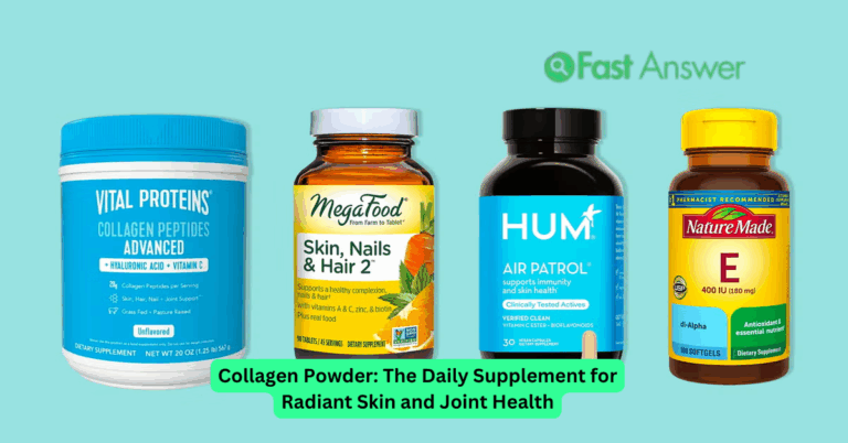 Collagen Powder: The Daily Supplement for Radiant Skin and Joint Health