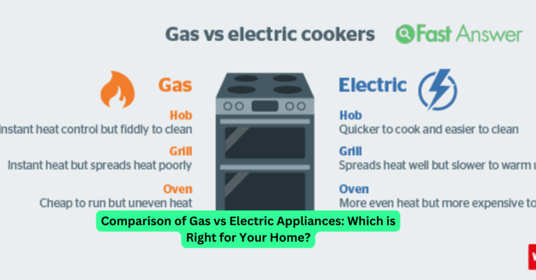 Comparison of Gas vs Electric Appliances: Which is Right for Your Home?
