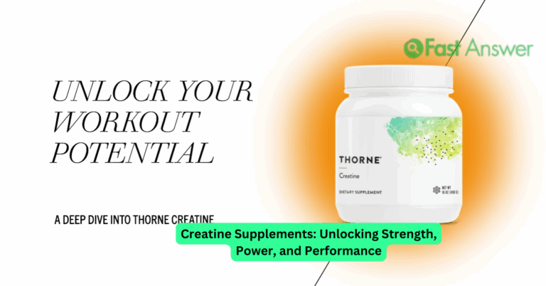 Creatine Supplements: Unlocking Strength, Power, and Performance