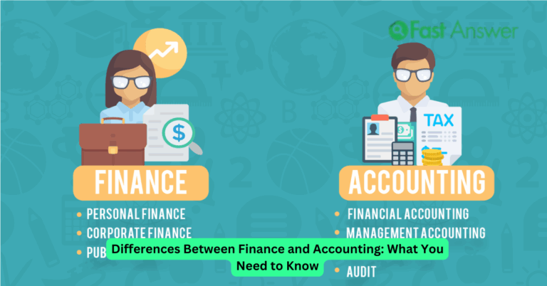 Differences Between Finance and Accounting: What You Need to Know