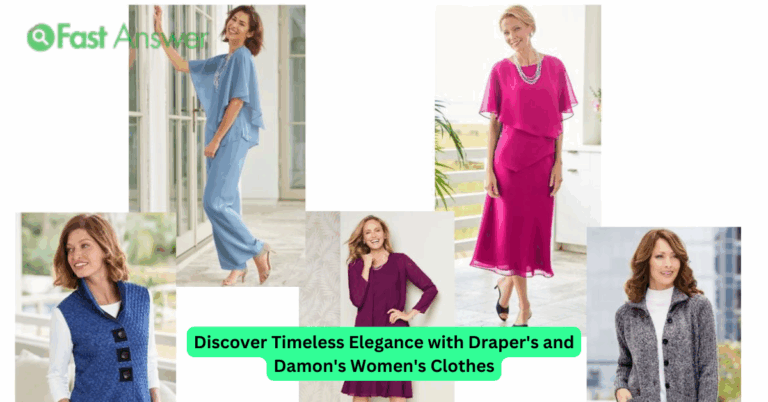 Discover Timeless Elegance with Draper’s and Damon’s Women’s Clothes