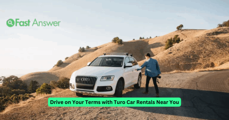 Drive on Your Terms with Turo Car Rentals Near You