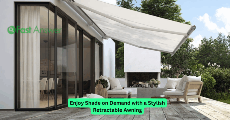 Enjoy Shade on Demand with a Stylish Retractable Awning