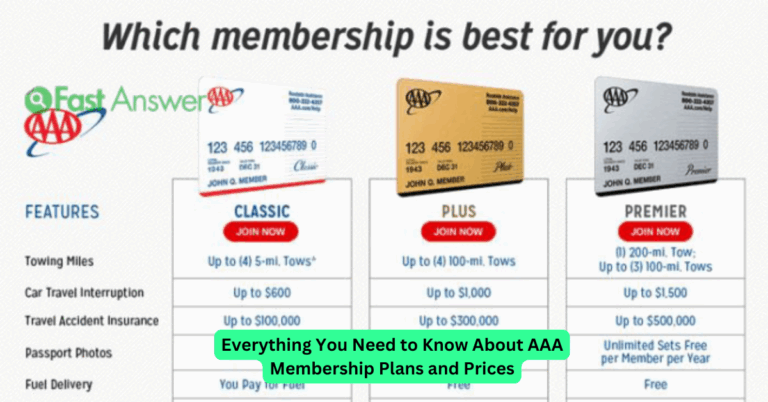 Everything You Need to Know About AAA Membership Plans and Prices