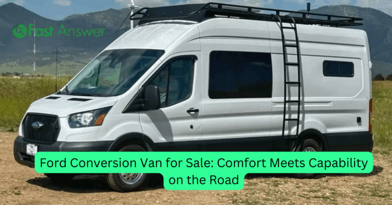 Ford Conversion Van for Sale: Comfort Meets Capability on the Road
