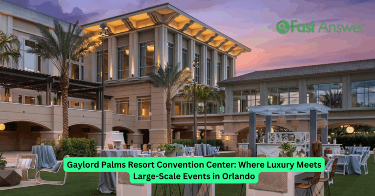 Gaylord Palms Resort Convention Center: Where Luxury Meets Large-Scale Events in Orlando.