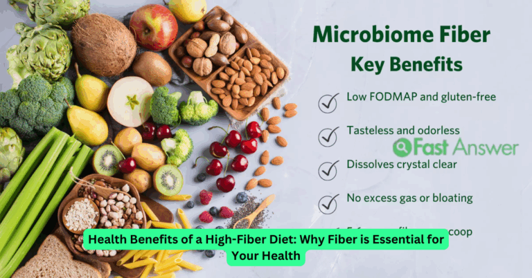 Health Benefits of a High-Fiber Diet: Why Fiber is Essential for Your Health