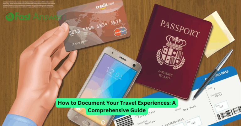 How to Document Your Travel Experiences: A Comprehensive Guide