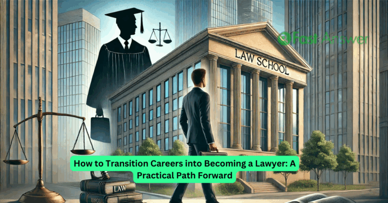 How to Transition Careers into Becoming a Lawyer: A Practical Path Forward