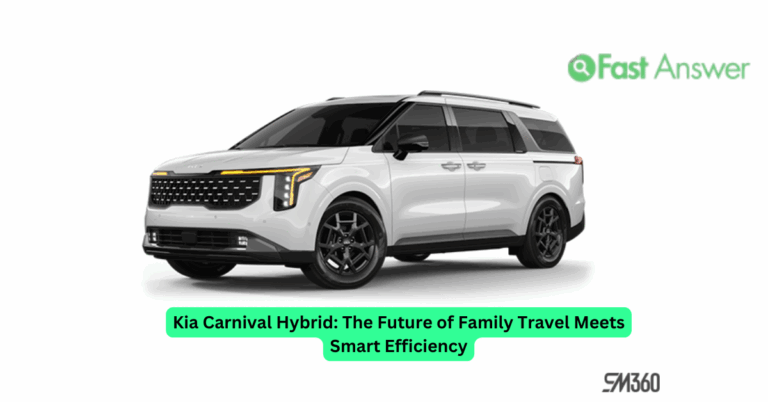Kia Carnival Hybrid: The Future of Family Travel Meets Smart Efficiency