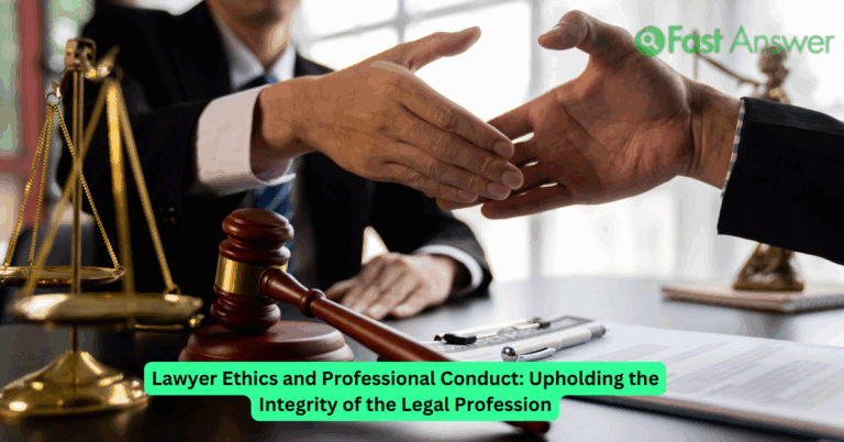 Lawyer Ethics and Professional Conduct: Upholding the Integrity of the Legal Profession