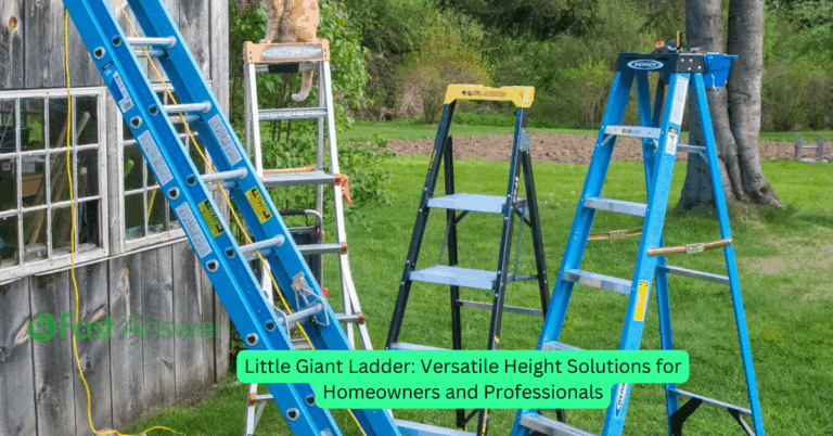 Little Giant Ladder: Versatile Height Solutions for Homeowners and Professionals