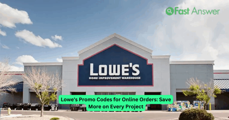 Lowe’s Promo Codes for Online Orders: Save More on Every Project