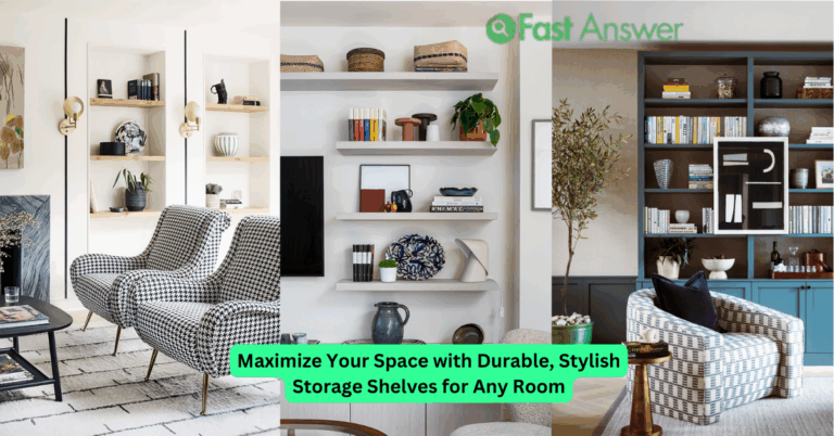 Maximize Your Space with Durable, Stylish Storage Shelves for Any Room