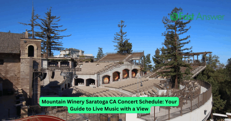 Mountain Winery Saratoga CA Concert Schedule: Your Guide to Live Music with a View