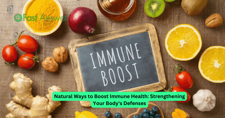 Natural Ways to Boost Immune Health: Strengthening Your Body’s Defenses