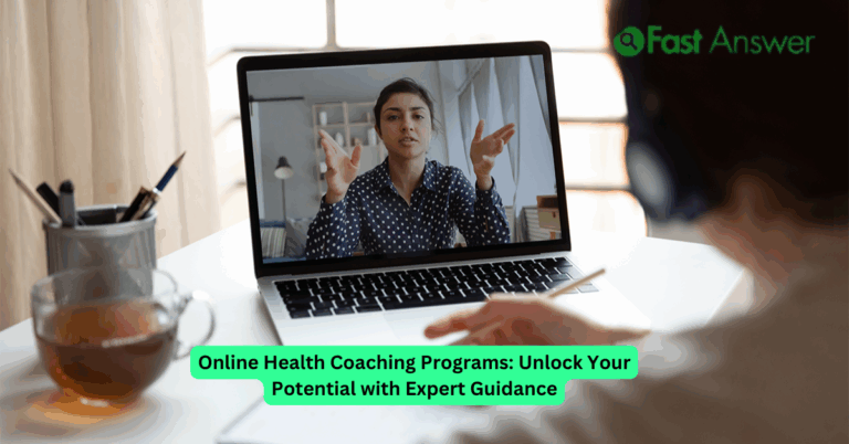 Online Health Coaching Programs: Unlock Your Potential with Expert Guidance