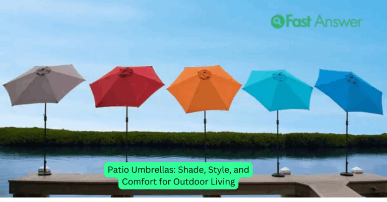 Patio Umbrellas: Shade, Style, and Comfort for Outdoor Living