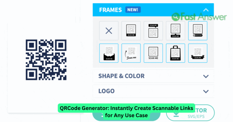 QRCode Generator: Instantly Create Scannable Links for Any Use Case