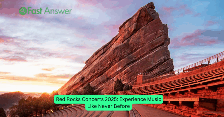 Red Rocks Concerts 2025: Experience Music Like Never Before
