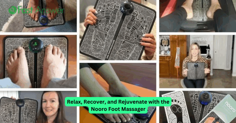 Relax, Recover, and Rejuvenate with the Nooro Foot Massager