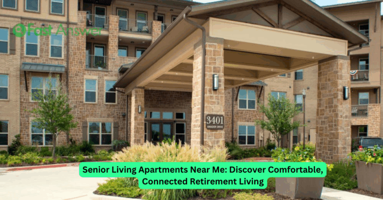 Senior Living Apartments Near Me: Discover Comfortable, Connected Retirement Living