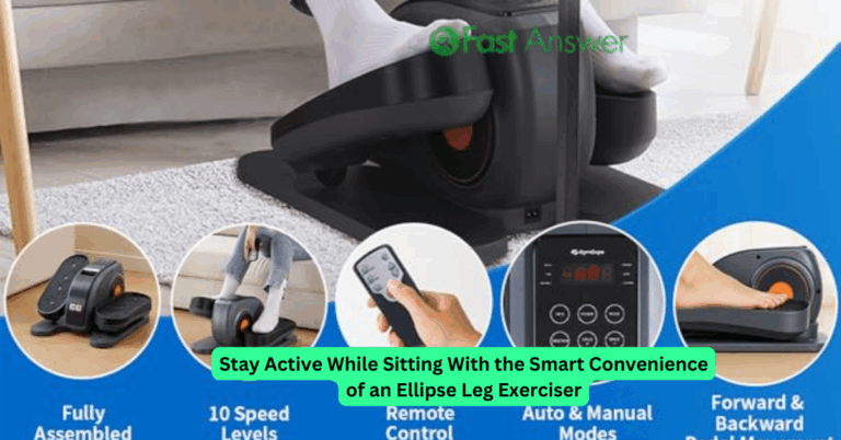 Stay Active While Sitting With the Smart Convenience of an Ellipse Leg Exerciser