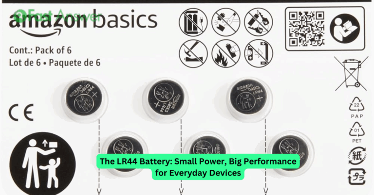 The LR44 Battery: Small Power, Big Performance for Everyday Devices