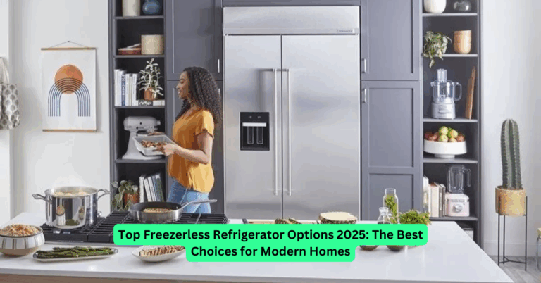 Top Freezerless Refrigerator Options 2025: The Best Choices for Modern Homes