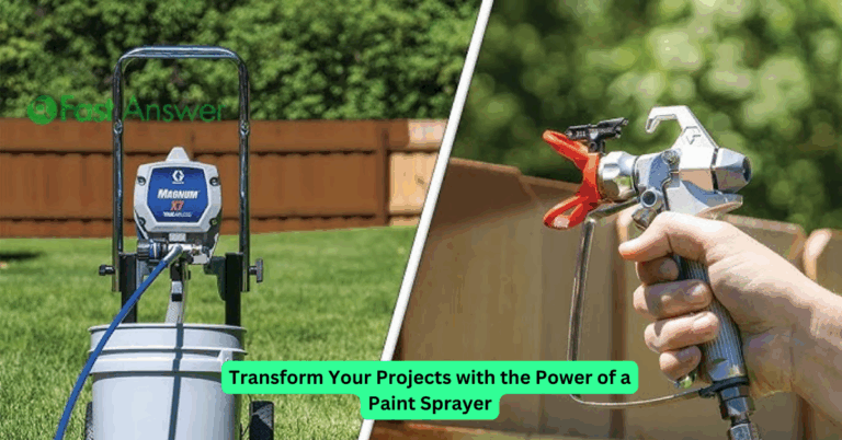 Transform Your Projects with the Power of a Paint Sprayer
