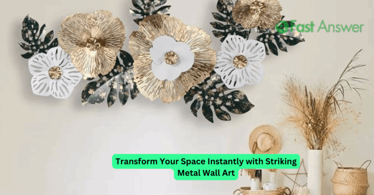 Transform Your Space Instantly with Striking Metal Wall Art