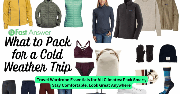 Travel Wardrobe Essentials for All Climates: Pack Smart, Stay Comfortable, Look Great Anywhere