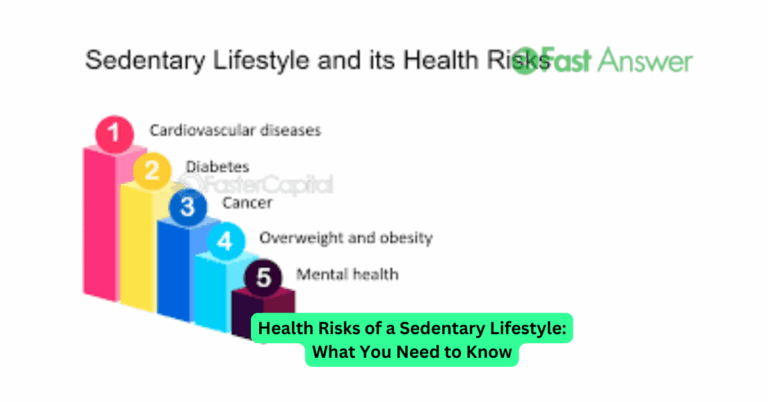 Health Risks of a Sedentary Lifestyle: What You Need to Know