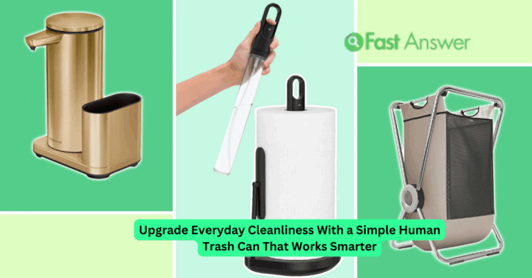 Upgrade Everyday Cleanliness With a Simple Human Trash Can That Works Smarter