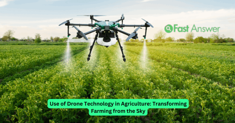Use of Drone Technology in Agriculture: Transforming Farming from the Sky