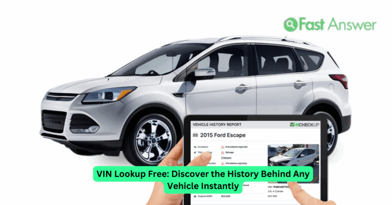 VIN Lookup Free: Discover the History Behind Any Vehicle Instantly
