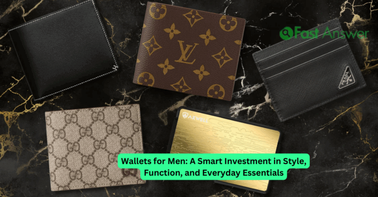 Wallets for Men: A Smart Investment in Style, Function, and Everyday Essentials